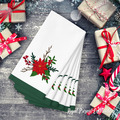 Poinsettia winter bouquet Machine Embroidery Design - 2 sizes