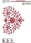 Polish Folk Heart Machine Embroidery Design - 3 sizes