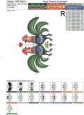Polish Roosters Machine Embroidery Design - 2 sizes