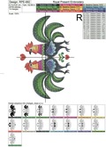 Polish Roosters Machine Embroidery Design - 2 sizes