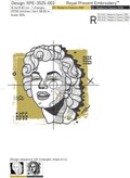 Pop Art Marilyn Monroe for Mega Hoop - 6 sizes