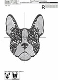 Portrait French Bulldog - 5 sizes