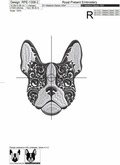 Portrait French Bulldog - 5 sizes