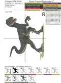 Predatory Velociraptor - 7 sizes