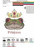 Princess Frog - 2 sizes