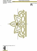 Princess Tiara Crown Machine Embroidery Design - 4 sizes