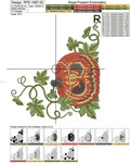 Pumpkin Jack Corner Machine Embroidery Designs Set