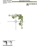 Pumpkin Jack Corner Machine Embroidery Designs Set