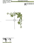 Pumpkin Jack Corner Machine Embroidery Designs Set