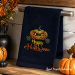 Motif de broderie machine Pumpkin Jack - 6 tailles