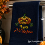 Motif de broderie machine Pumpkin Jack - 6 tailles