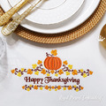Pumpkin with inscription machine embroidery design - 3 sizes
