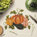 Pumpkins Machine Embroidery Design