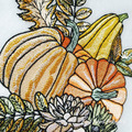 Pumpkins and autumn leaves - 3 sizes