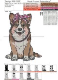 Puppy Corgi Girl - 5 sizes