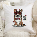 Puppy Corgi Valentine - 5 sizes
