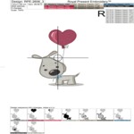 Puppy with Heart Balloon