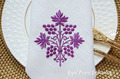 Purple grapes Machine Embroidery Design