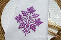 Purple grapes Machine Embroidery Design