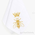 Queen Bee Digital Embroidery Design - 5 sizes