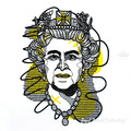 Queen Elizabeth II Pop Art - 5 sizes