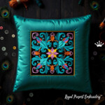 Quilt Block Peacock Color - 7 sizes