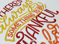 Quote for Thanksgiving Day machine embroidery design - 8 sizes