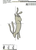 Rabbits Machine Embroidery Designs - 2 sizes