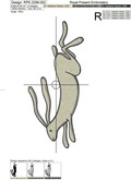 Rabbits Machine Embroidery Designs - 2 sizes