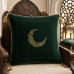 Ramadan Kareem Crescent Machine Embroidery Design – 6 Sizes
