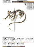 Rat Machine Embroidery Design Chinese horoscope animal sign