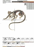 Rat Machine Embroidery Design Chinese horoscope animal sign