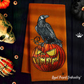 Raven on Jack Pumpkin - 4 sizes