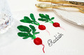 Realistic Radish Machine Embroidery Designs Set - 3 sizes