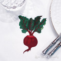 Realistic Red Beet Machine Embroidery Design - 3 sizes