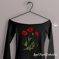 Scarlet Poppies: Midnight Blossom