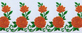 Red garden roses FREE Machine Embroidery Design  - 3 sizes