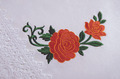 Red garden roses FREE Machine Embroidery Design  - 3 sizes
