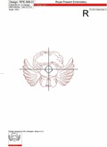 Redwork St. Valentine´s Angels - 3 sizes