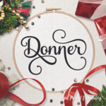 Santa's Reindeer Names Machine Embroidery Bundle - 9 Christmas Designs for 5x7 Hoops