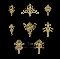 Rococo Buttonholes Machine Embroidery Designs
