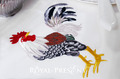 Rooster Machine Embroidery Design - 5 sizes