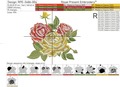 Rose Boutonniere Machine Embroidery Design - 3 sizes
