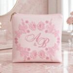 Rose frame Machine Embroidery Design - 2 sizes