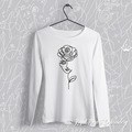 Rose girl Machine Embroidery Design - 6 sizes