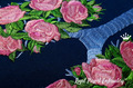 Roses Human Lungs Machine Embroidery Design - 5 sizes