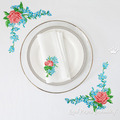 Roses and forget-me-nots Corners Machine Embroidery Set - 3 sizes