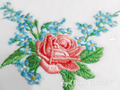 Roses and forget-me-nots Corners Machine Embroidery Set - 3 sizes
