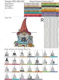 Sailor Gnome - 4 sizes