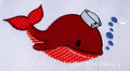 Sailor Whale Machine Embroidery Design